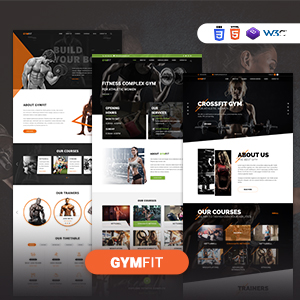   GYM FIT- Gym & Fitness HTML5 Responsif Template 
