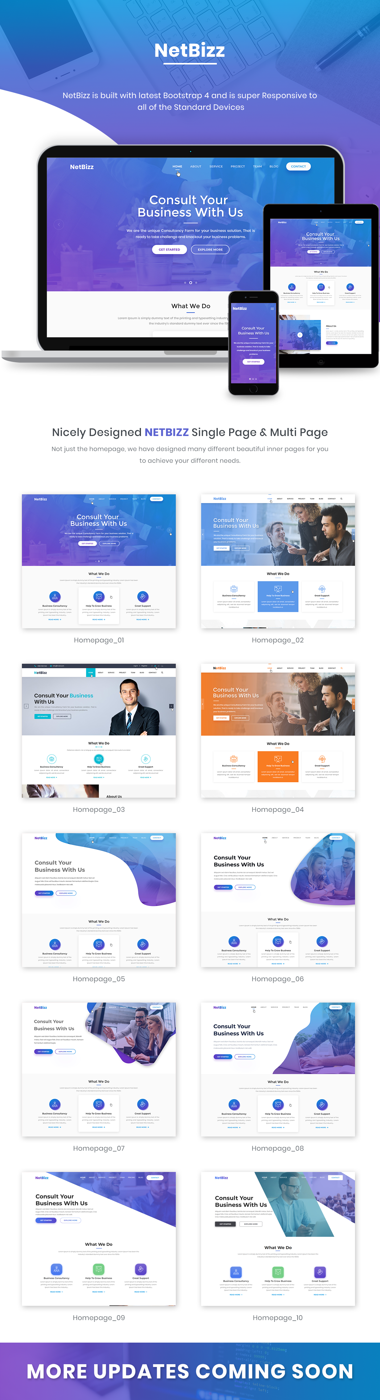 NetBizz Corporate Responsive HTML