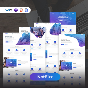 Netbizz - Corporate and business multipurpose HTML templates